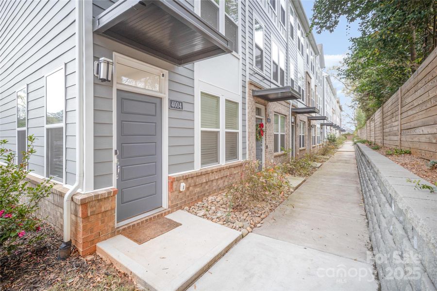 Exterior details and patio area of a home in , Charlotte (Image 1). Exterior details and patio area of a home in , Charlotte (Image 1).