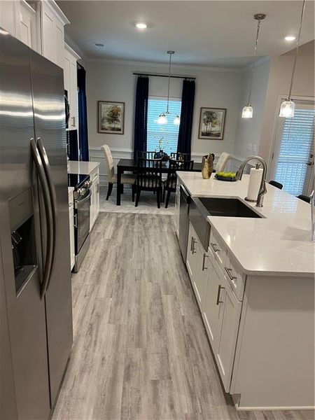 Furnished interior view inside a new home in The Fields of Walnut Creek, Pendergrass (Image 7).