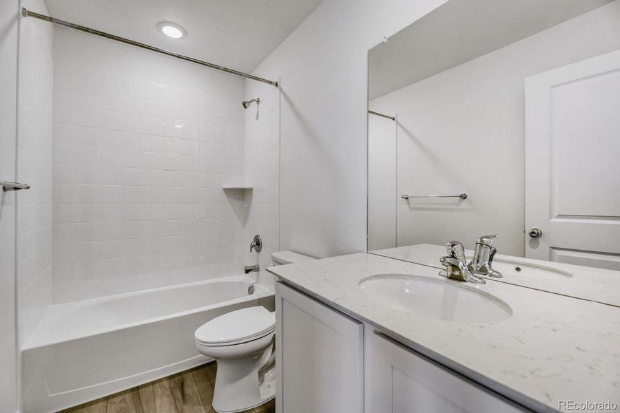 Furnished interior view inside a new home in Copper Chase: The Celestial Collection, Colorado Springs (Image 7).