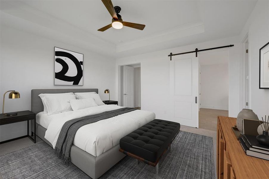 Furnished interior view inside a new home in Wellington, Haslet (Image 15).