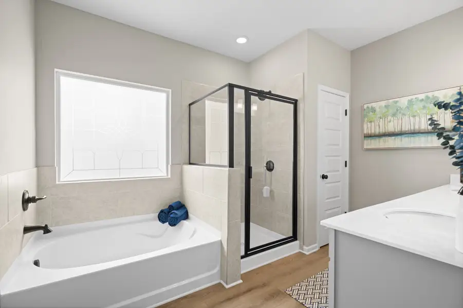 Furnished interior view inside a new home in Varnell Preserve, Dalton (Image 10).