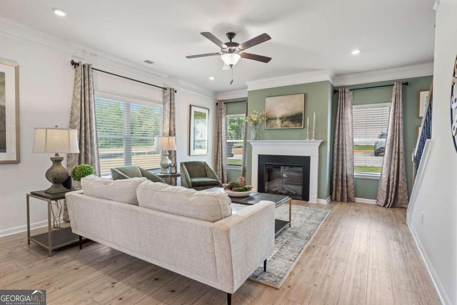 Furnished interior view inside a new home in Maddox Station, Eatonton (Image 5).