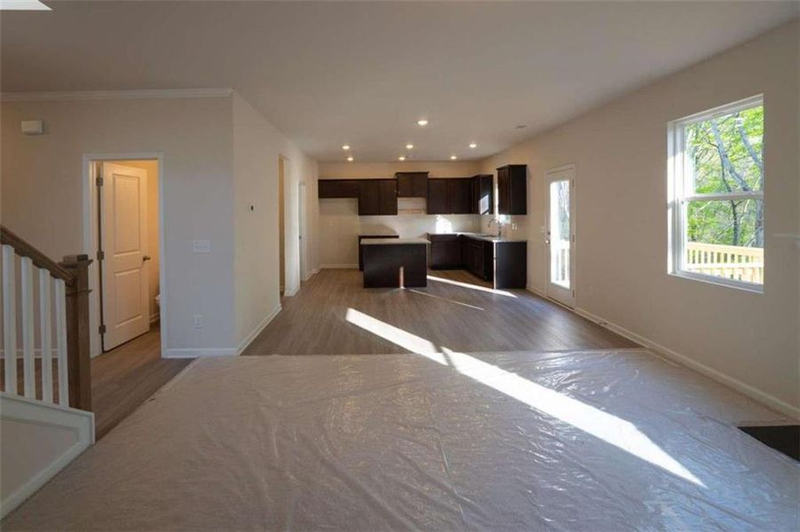 Furnished interior view inside a new home in Creekside Landing, Dallas (Image 8). Furnished interior view inside a new home in Creekside Landing, Dallas (Image 8).
