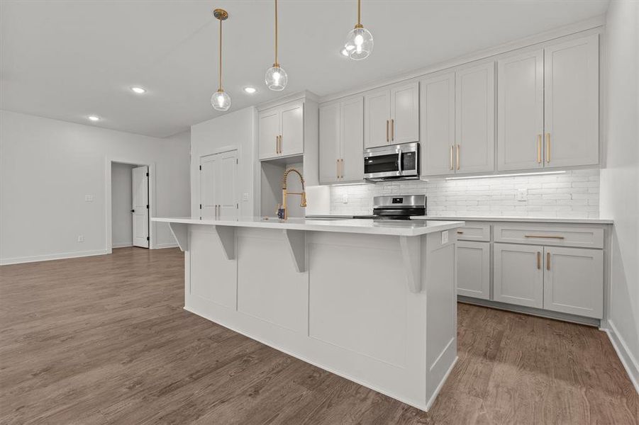 Furnished interior view inside a new home in , Hideaway (Image 13).