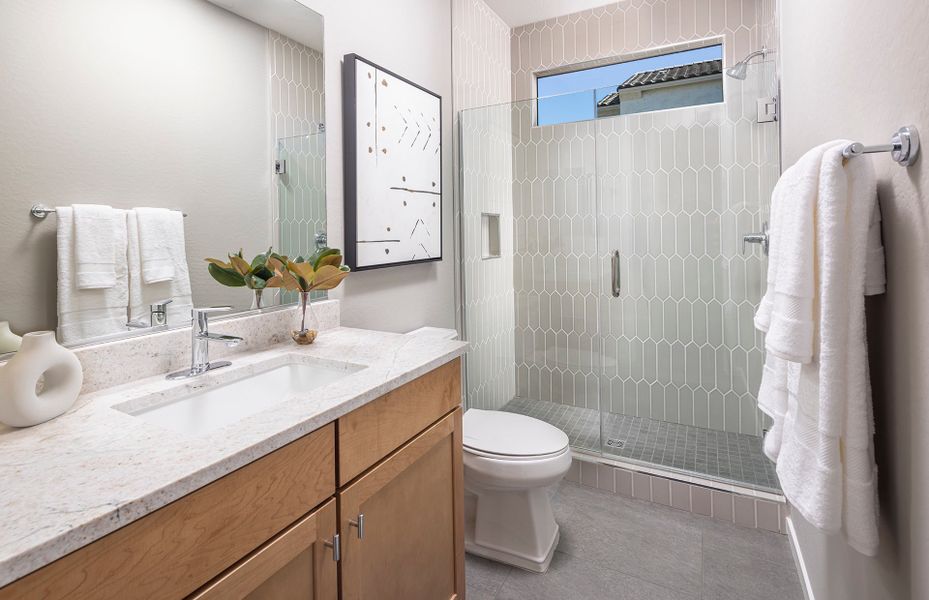 Representative furnished interior of a home built from the Avelino by Pulte Homes in Soleo, Queen Creek (Image 14).