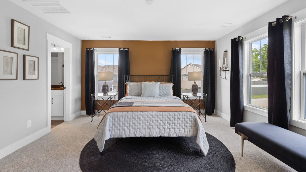 Furnished interior view inside a new home in Saluda Crossing, Piedmont (Image 24).