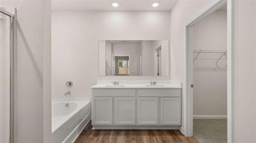 Furnished interior view inside a new home in Brooks Station, Dacula (Image 6).