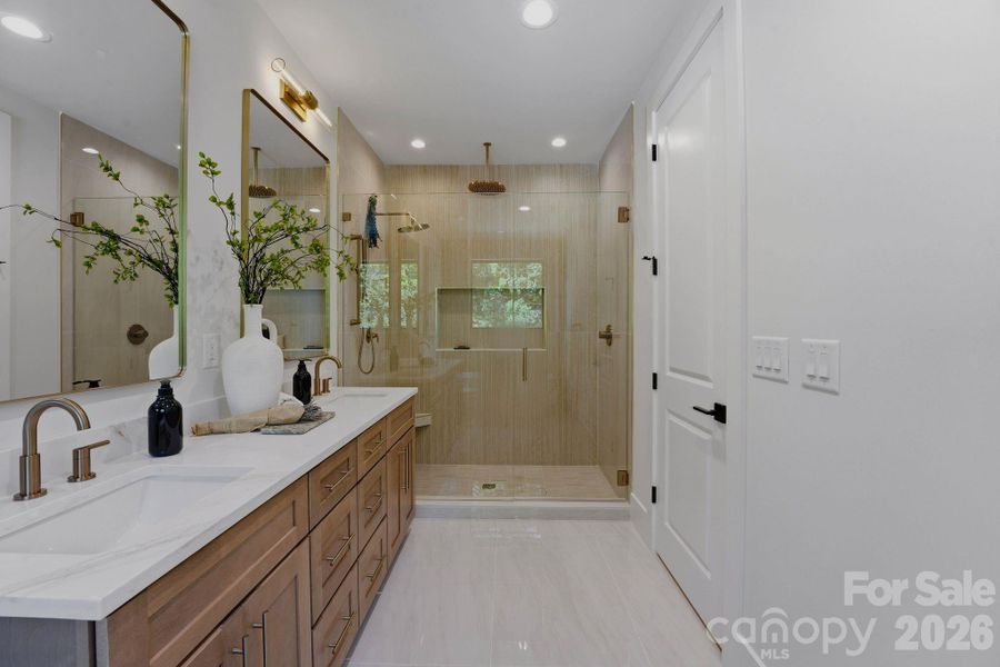 Furnished interior view inside a new home in , Charlotte (Image 40).