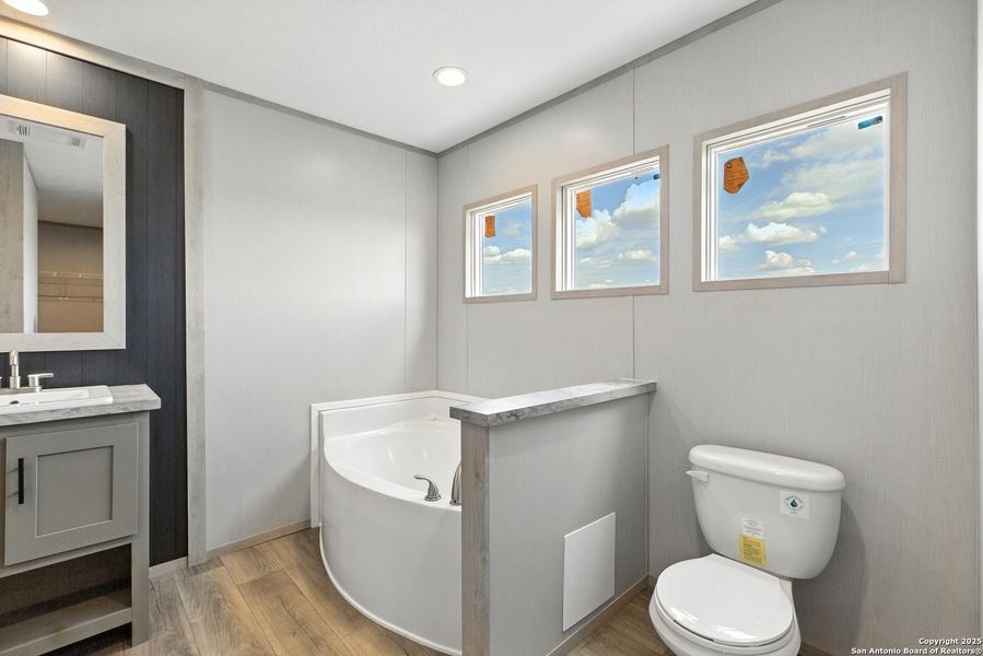 Furnished interior view inside a new home in , Jourdanton (Image 10).