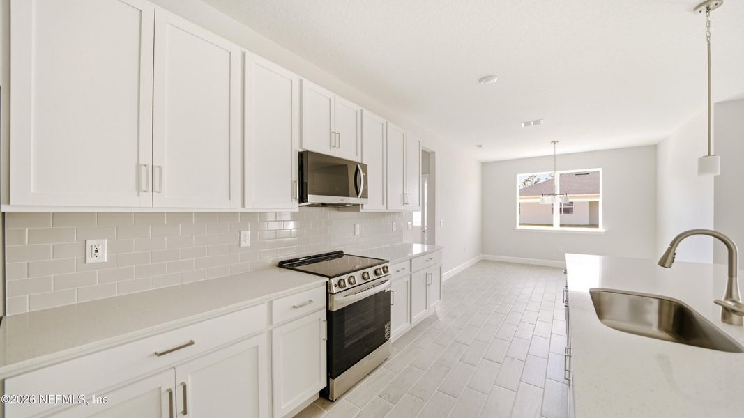 Furnished interior view inside a new home in , Palm Coast (Image 20).