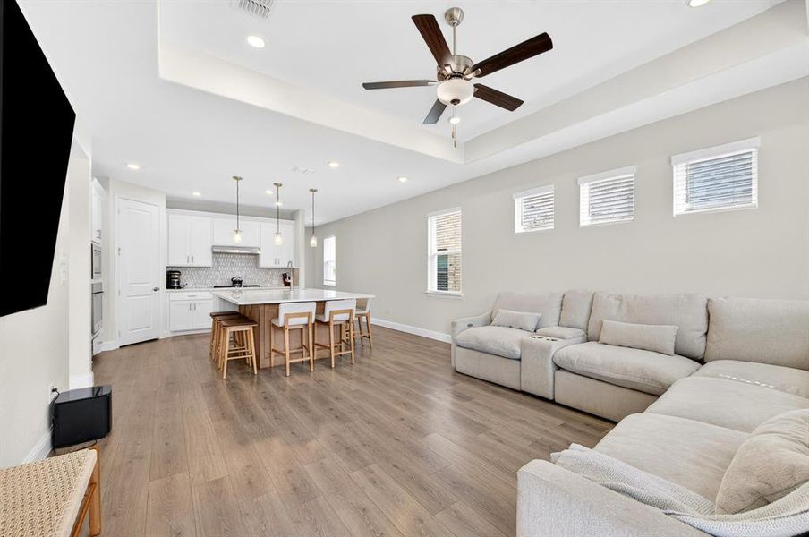 Furnished interior view inside a new home in South Oak, Lakewood Village (Image 27).