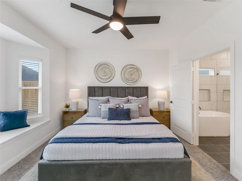 Furnished interior view inside a new home in , Splendora (Image 18).