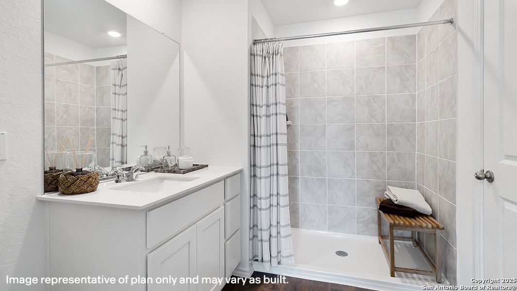 Furnished interior view inside a new home in Riverstone at Westpointe, San Antonio (Image 5).