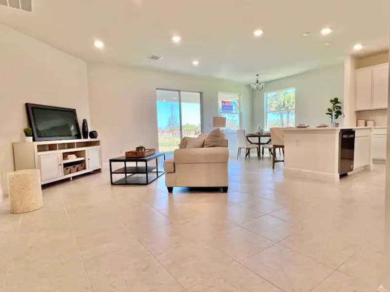 Furnished interior view inside a new home in Lakes At St Sebastian, Micco (Image 9).