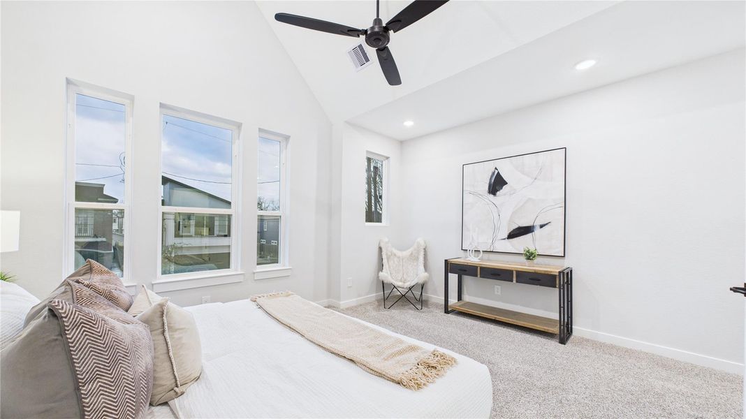 Furnished interior view inside a new home in , Houston (Image 13).