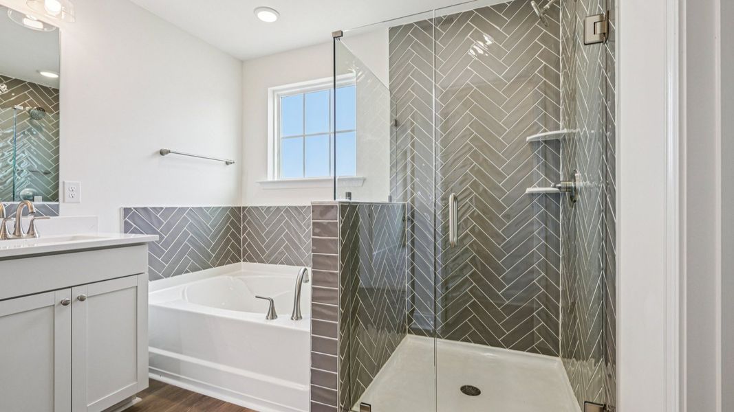 Furnished interior view inside a new home in Essex Village, Franklinton (Image 9).