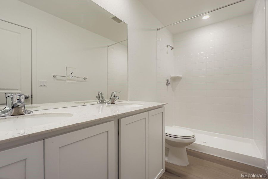 Furnished interior view inside a new home in Eastcreek Farm: The Camden Collection, Thornton (Image 2).