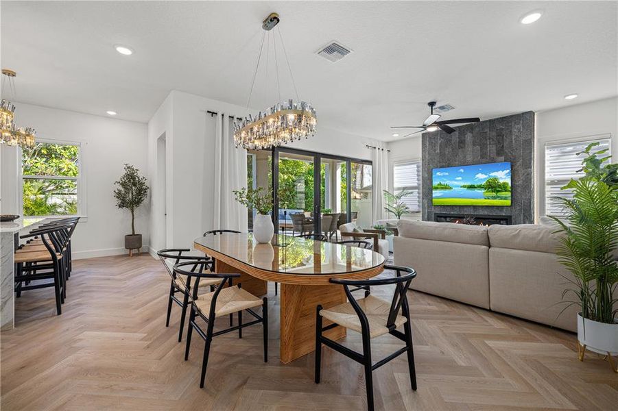 Furnished interior view inside a new home in , Gulfport (Image 12).