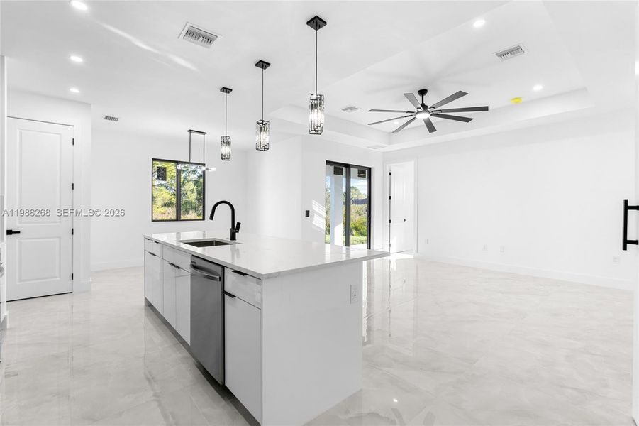 Furnished interior view inside a new home in , Lehigh Acres (Image 10).