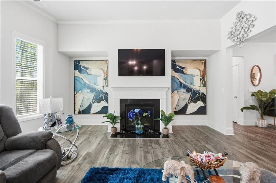 Furnished interior view inside a new home in , Newnan (Image 10).
