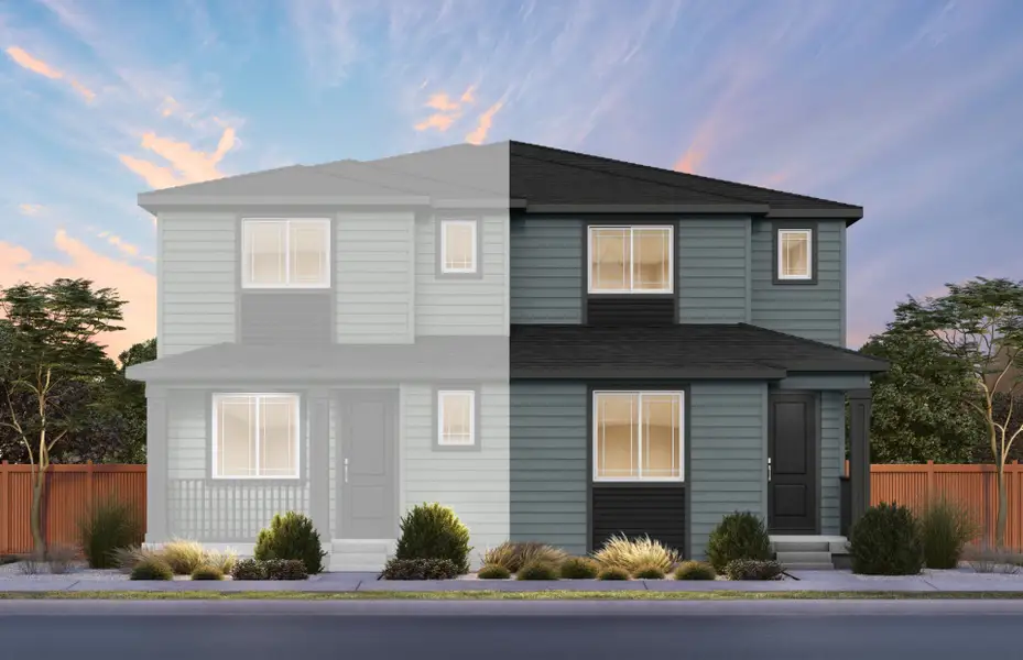 Representative exterior photo of a completed home built from the Capella by Pulte Homes in Sky Ranch, Aurora, CO (Image 5).