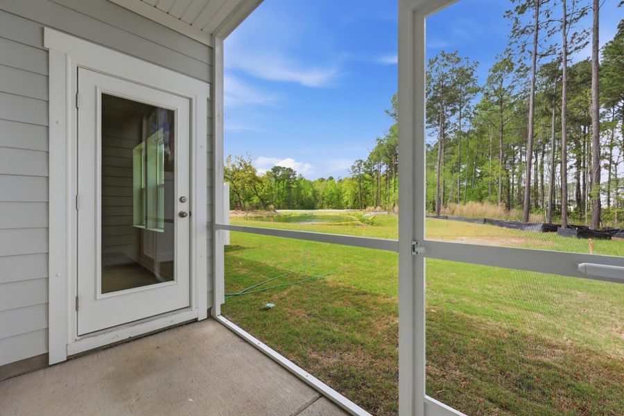 Exterior details and patio area of a home in , Charleston (Image 3).