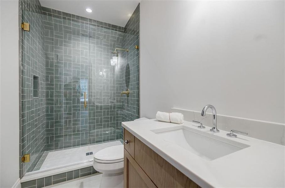 Furnished interior view inside a new home in , Canton (Image 38).