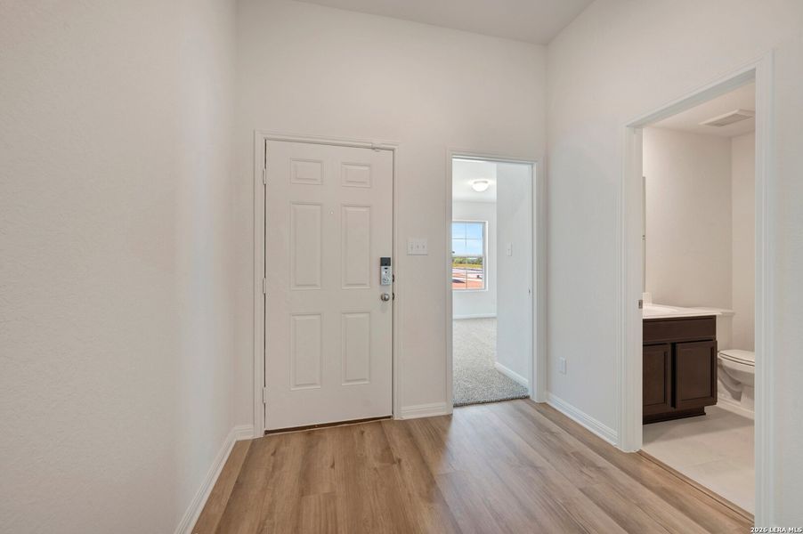 Spacious, unfurnished interior of a new home in Verano Farms, Von Ormy (Image 15). Spacious, unfurnished interior of a new home in Verano Farms, Von Ormy (Image 15).