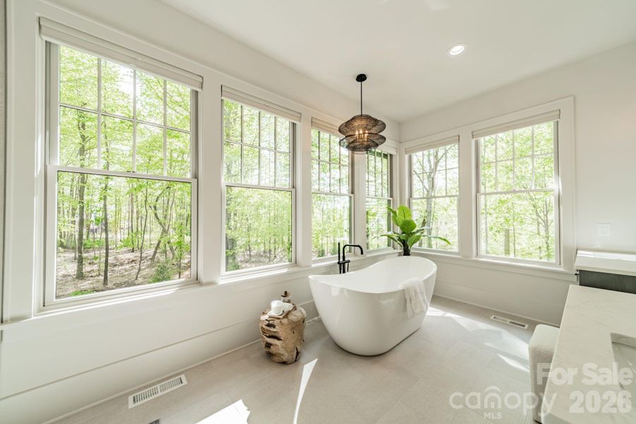 Furnished interior view inside a new home in , Denver (Image 34).