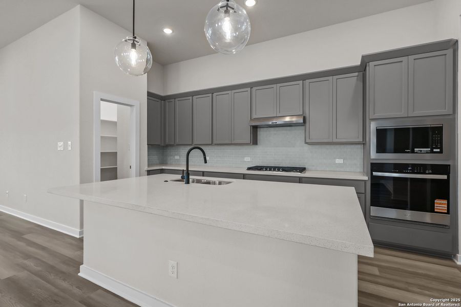 Furnished interior view inside a new home in Stillwater Ranch 45', San Antonio (Image 8).