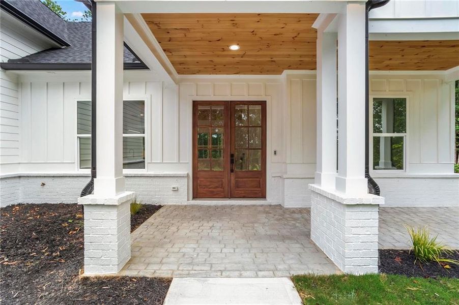 Front exterior of a new home in , Jasper, GA, highlighting curb appeal (Image 24).