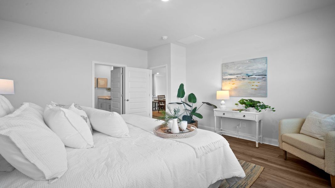Furnished interior view inside a new home in The Lakes at North Glynn, Brunswick (Image 22).