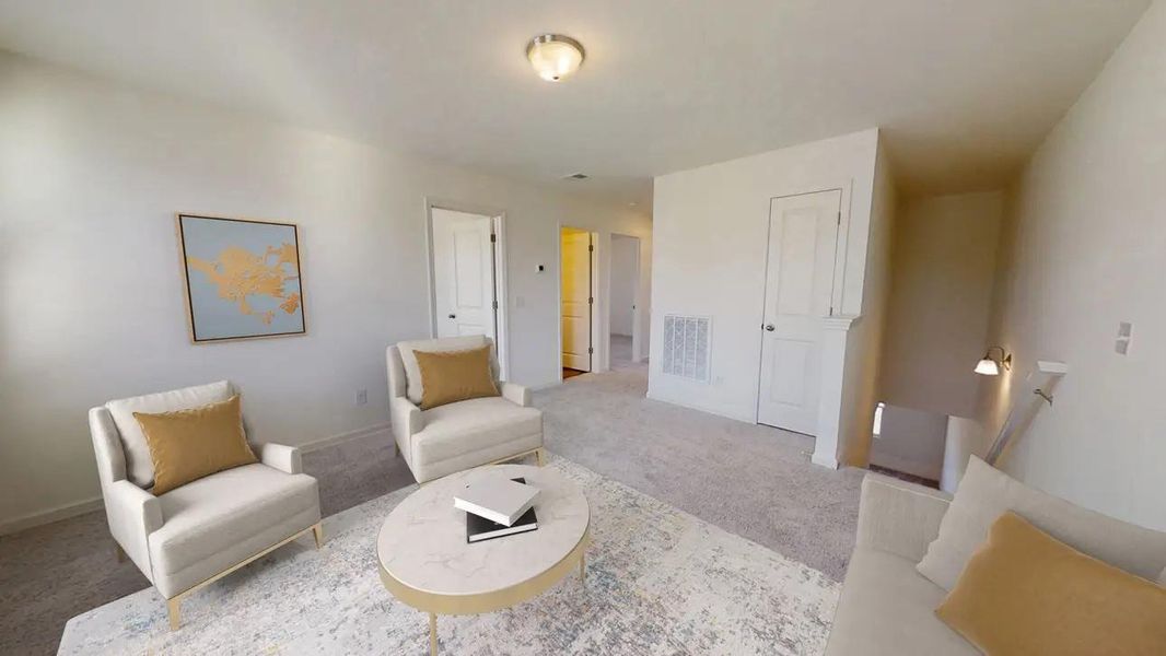 Furnished interior view inside a new home in Stonebrooke, Conroe (Image 11).