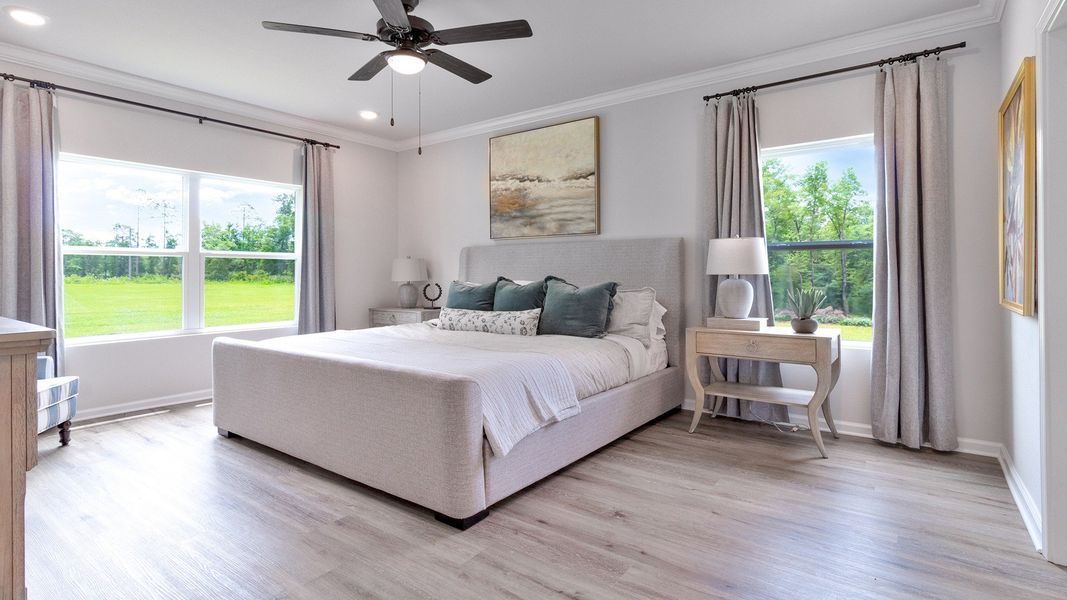 Furnished interior view inside a new home in Pine Dove Estates, Tallahassee (Image 19).