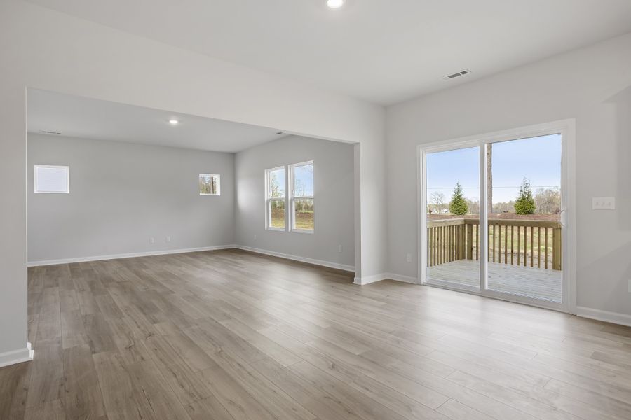 Spacious, unfurnished interior of a new home in Cambridge Reserve, Angier (Image 22). Spacious, unfurnished interior of a new home in Cambridge Reserve, Angier (Image 22).