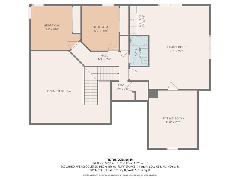 2D floor plan layout of this home in , Asheville, NC (Image 6).