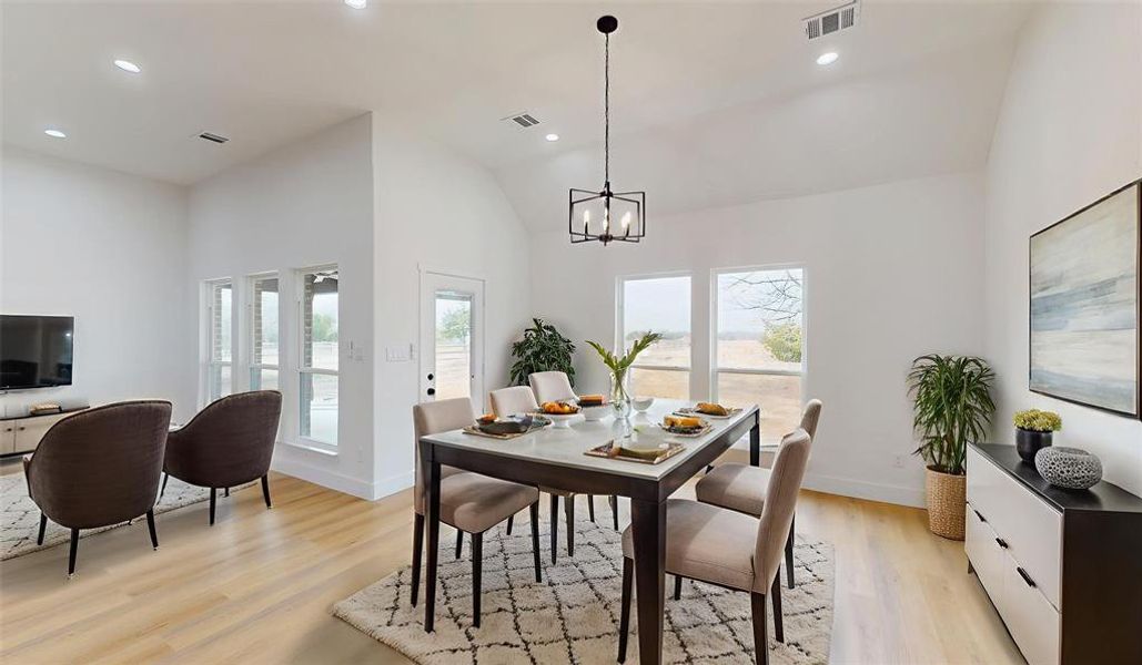 Furnished interior view inside a new home in , Greenville (Image 4).