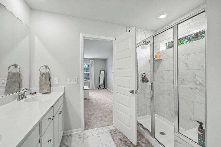 Furnished interior view inside a new home in Limehouse Farms, Summerville (Image 34).