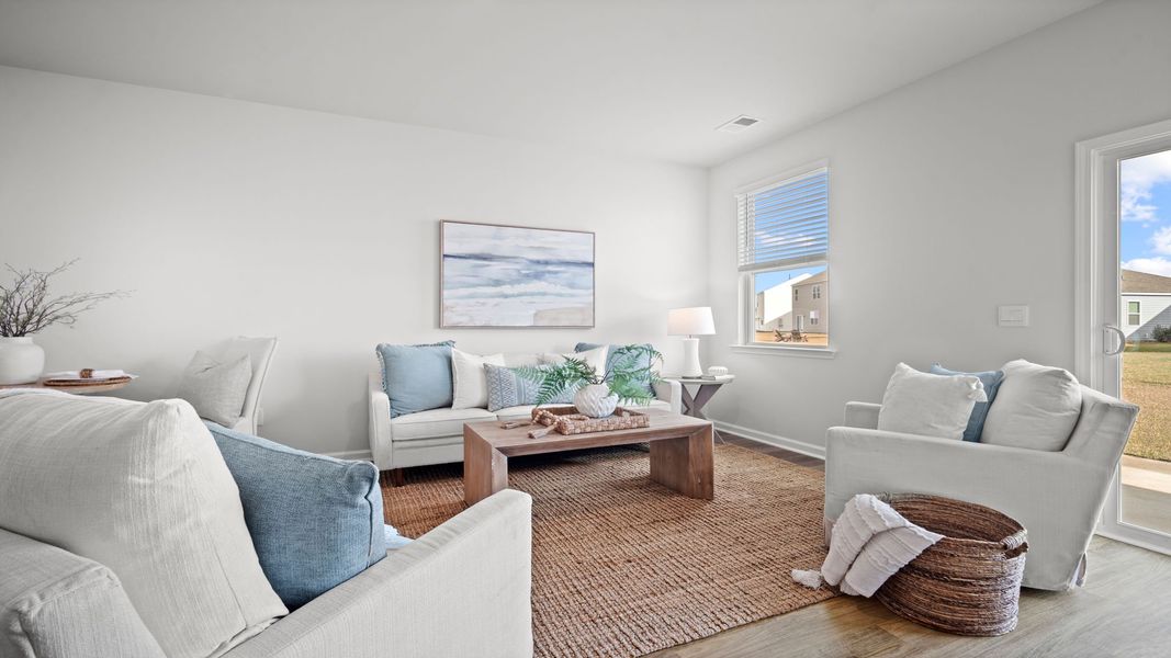 Furnished interior view inside a new home in The Retreat at East Argent, Ridgeland (Image 12).
