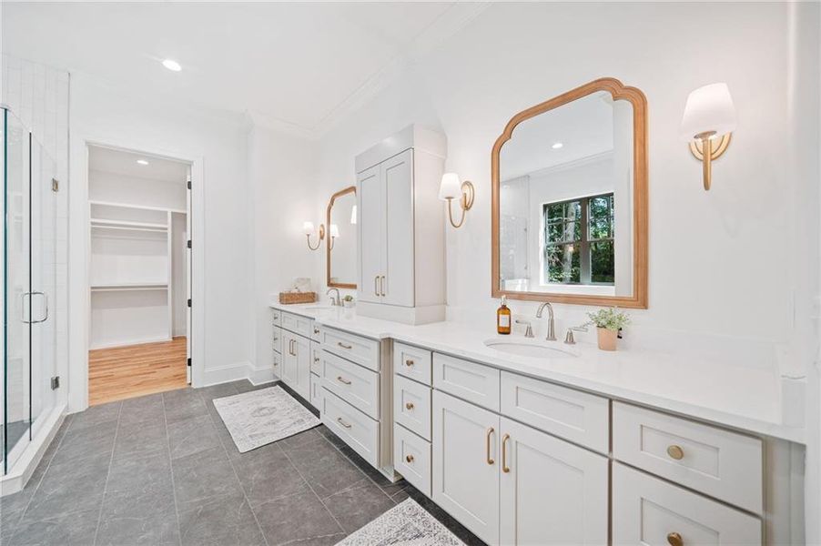 Furnished interior view inside a new home in , Holly Springs (Image 41). Furnished interior view inside a new home in , Holly Springs (Image 41).