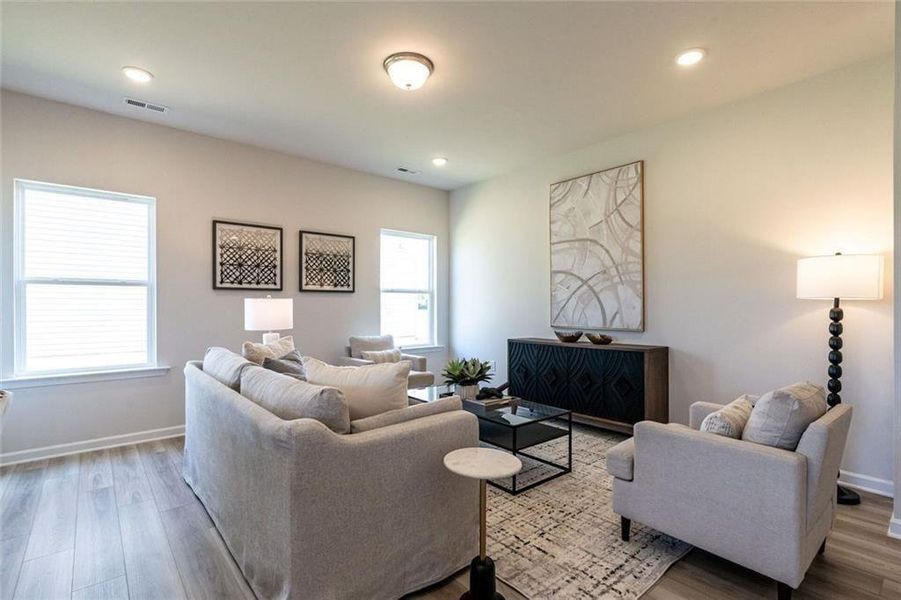 Furnished interior view inside a new home in The Andros, Dalton (Image 7).