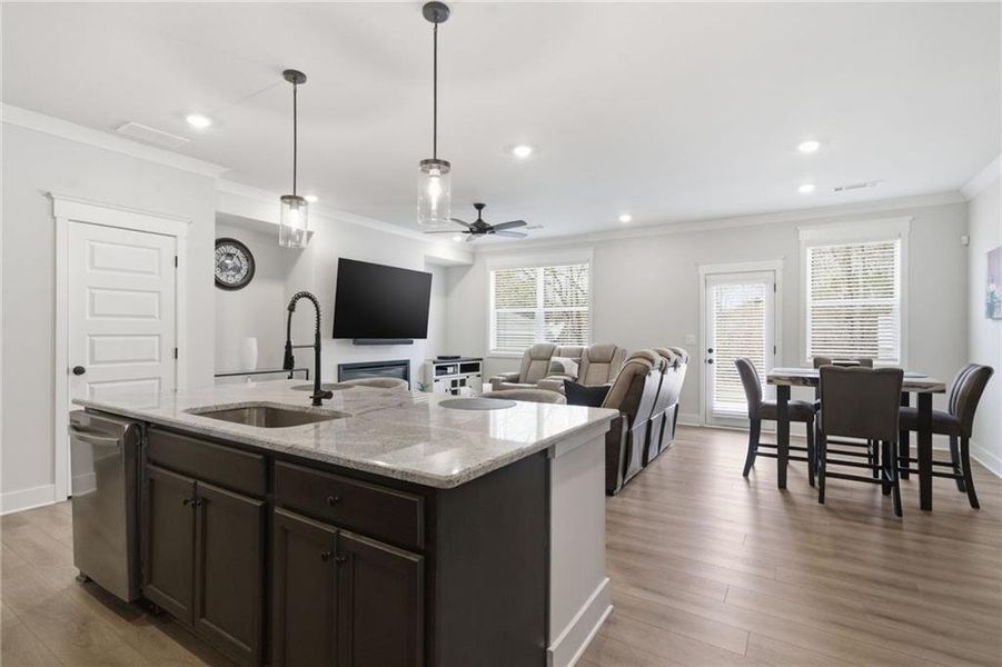 Furnished interior view inside a new home in , Gainesville (Image 13).