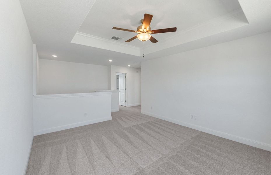 Spacious, unfurnished interior of a new home in Saddleback at Santa Rita Ranch, Liberty Hill (Image 12). Spacious, unfurnished interior of a new home in Saddleback at Santa Rita Ranch, Liberty Hill (Image 12).