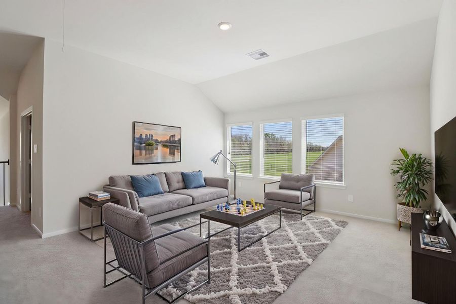 Photo is not of the actual home, but is an inspirational photo of builder’s model home and may depict options, furnishings, and/or decorator features that are not included