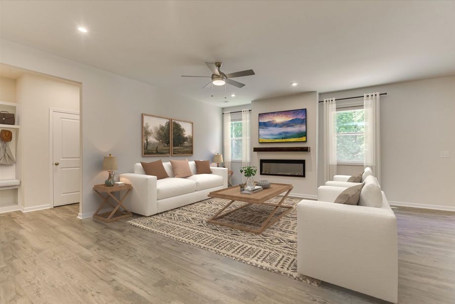 Representative furnished interior of a home built from the The Orchard by Stanley Martin Homes in Boykin Hills, Chapin (Image 21).