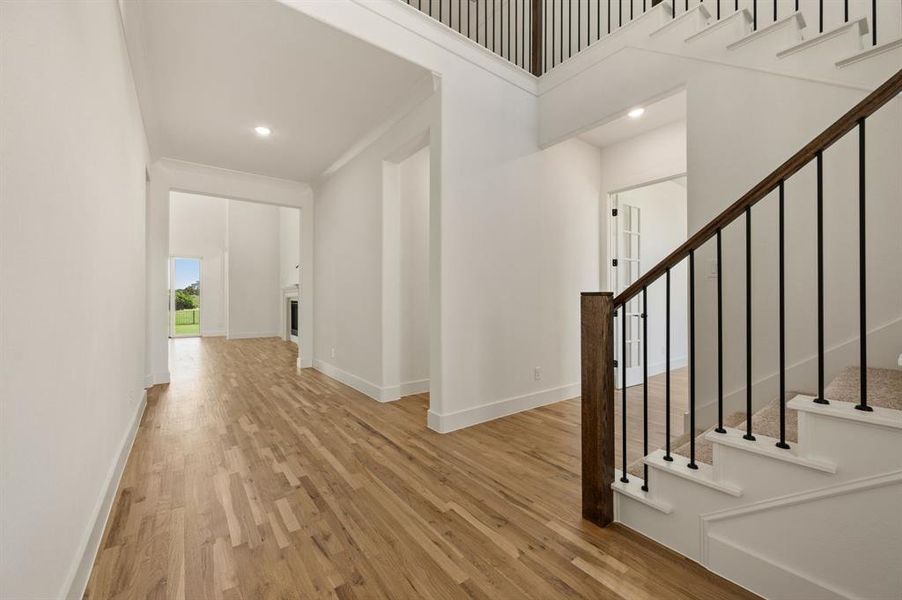 Spacious, unfurnished interior of a new home in Highland Oaks, Boyd (Image 22). Spacious, unfurnished interior of a new home in Highland Oaks, Boyd (Image 22).
