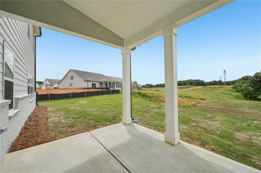 Exterior details and patio area of a home in Fowler Farms, Auburn (Image 24). Exterior details and patio area of a home in Fowler Farms, Auburn (Image 24).
