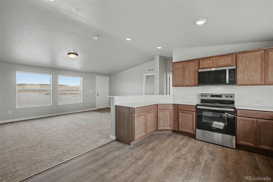 Furnished interior view inside a new home in , Calhan (Image 8).