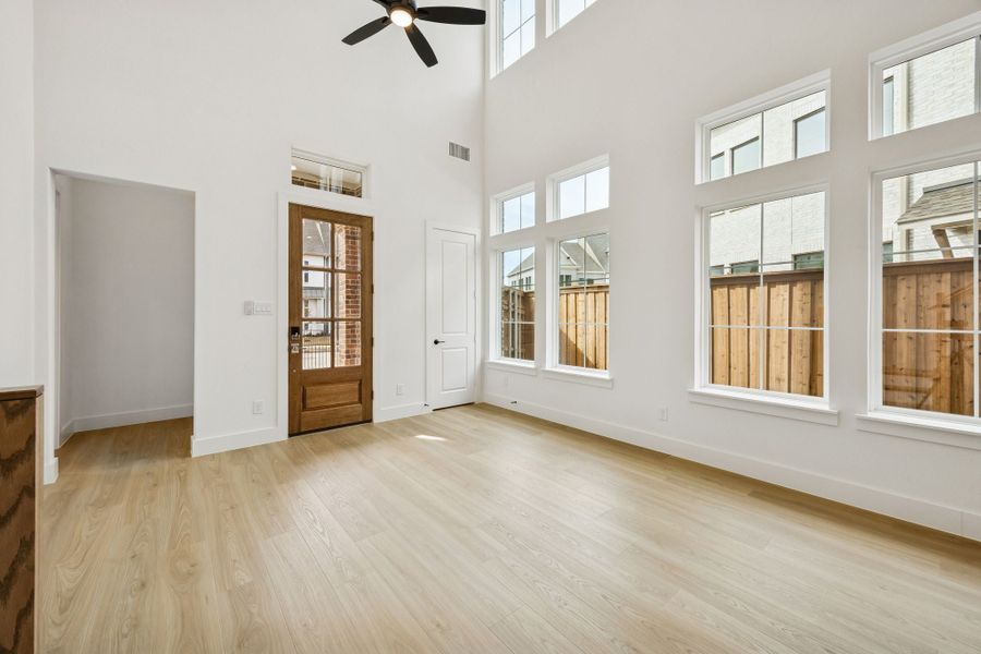 Spacious, unfurnished interior of a new home in Newman Village Townhomes, Frisco (Image 26).