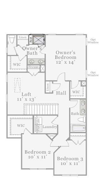 Optional - Tiled Walk-In Shower